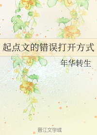 起点文的错误打开方式