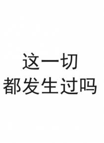 这一切都发生过吗